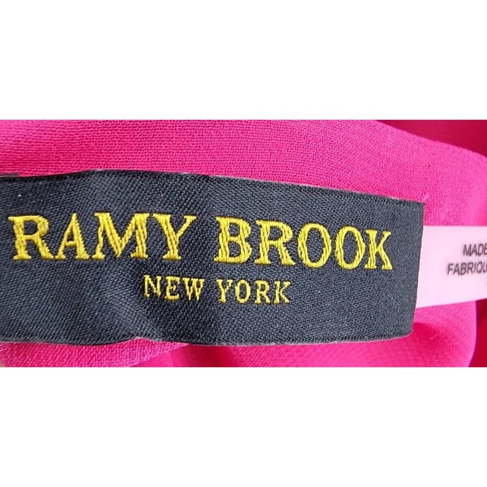 Ramy Brook Hot Pink Halter Backless Mini Dress - Picture 7 of 8
